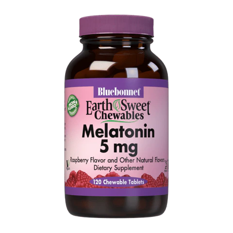 Bluebonnet - Earthsweet Chewable Melatonin 5 mg Raspberry - 120 Count