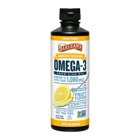Barleans - Omega Swirl Fish Oil Lemon Creme - 16 oz