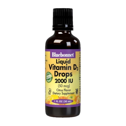 Bluebonnet - Liquid Vitamin D3 Drops Natural Citrus - 1 oz