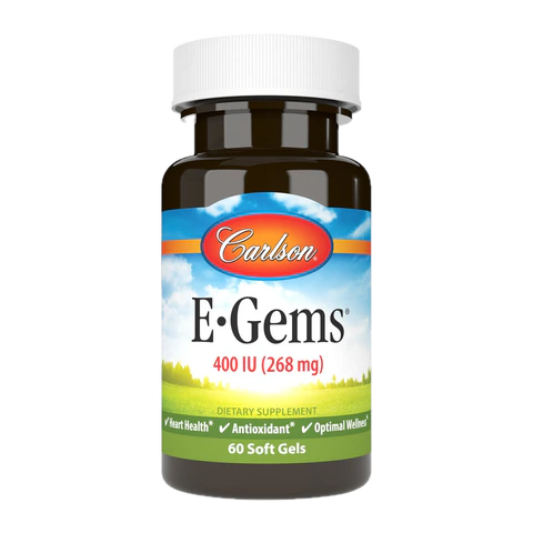 Carlson - E Gems 400 IU - 60 Softgels