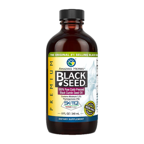 Amazing Herbs - Black Seed Oil - 8 oz