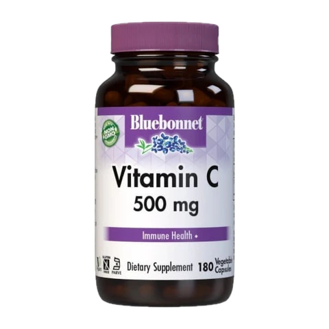 Bluebonnet - Vitamin C 500 mg - 180 Veg Capsules
