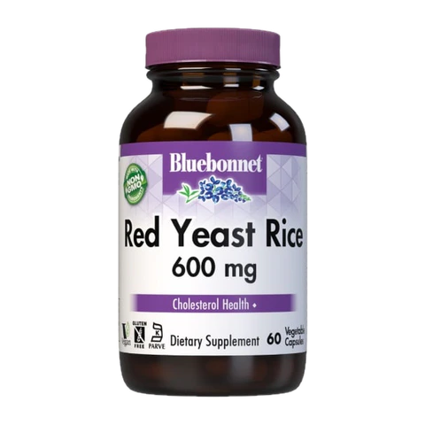 Bluebonnet - Red Yeast Rice 600 mg - 60 Veg Capsules
