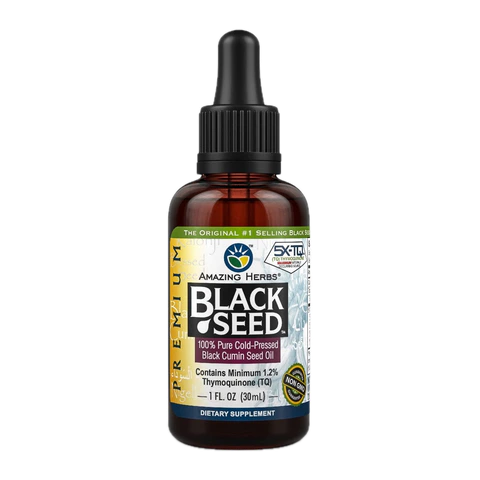 Amazing Herbs - Premium Black Seed Oil - 1 oz