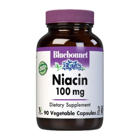 Bluebonnet - Niacin 100 mg - 90 Veg Capsules