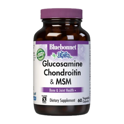 Bluebonnet - Glucosamine Chondroitin with MSM - 60 Capsules