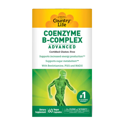 Country Life - Coenzyme B Complex Advanced - 60 Veg Capsules