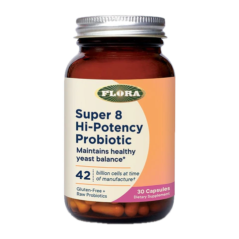 Flora - Super 8 Hi Potency Probiotic - 30 Capsules