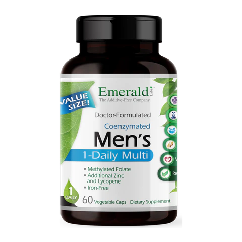 Emerald Labs - Men's 1 Daily Multivitamin - 60 Veg Capsules