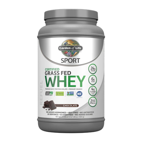 Garden of Life - Sport Grass Fed Whey Chocolate - 660 g