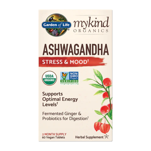 Garden of Life - Mykind Organics Ashwagandha - 60 Veg Tablets