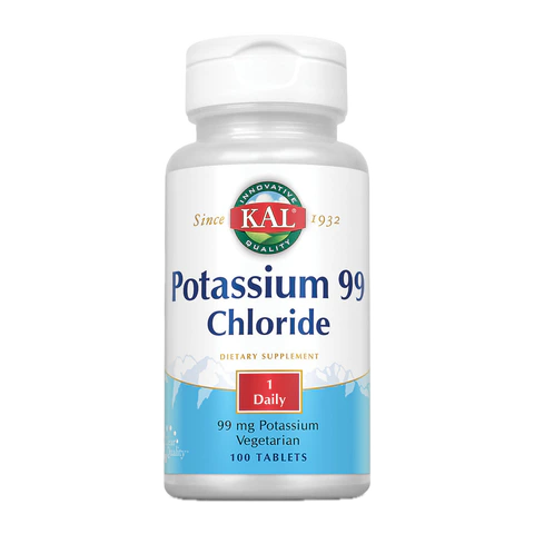Kal - Potassium 99 Chloride - 100 Capsules