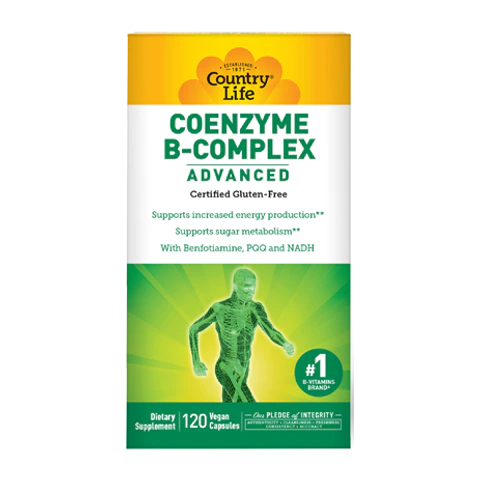 Country Life - Coenzyme B Complex Advanced - 120 Veg Capsules