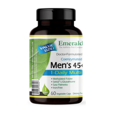 Emerald Labs - Men's 45+ 1 Daily Multivitamin - 60 Veg Capsules