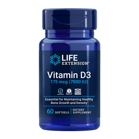 Life Extension - Vitamin D3 7000 IU - 60 Softgels