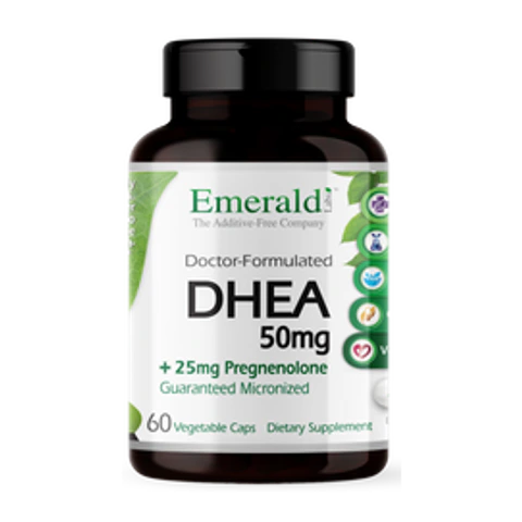 Emerald Labs - Pregnenolone 25 mg + Dhea 12.5 mg - 60 Veg Capsules