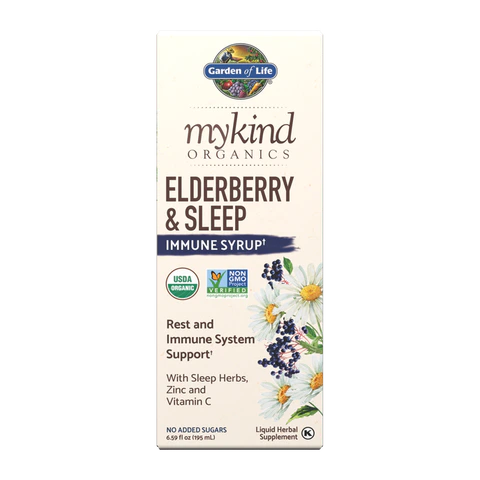 Garden of Life - Mykind Organics Elderberry & Sleep Immune Syrup - 6.59 oz