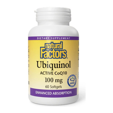 Natural Factors - Ubiquinol QH Bonus Pack - 60 Softgels