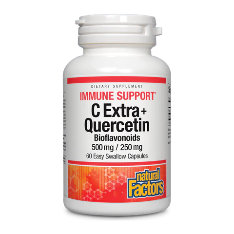 Natural Factors - C Extra+ Quercetin 500mg/250mg - 60 Capsules