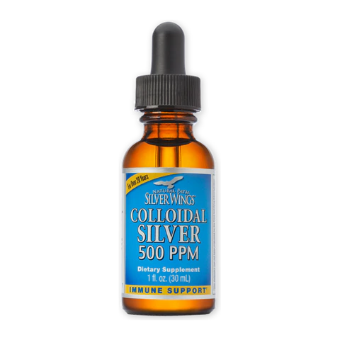 Natural Path Silver Wings - Colloidal Silver 500 PPM - 1 oz