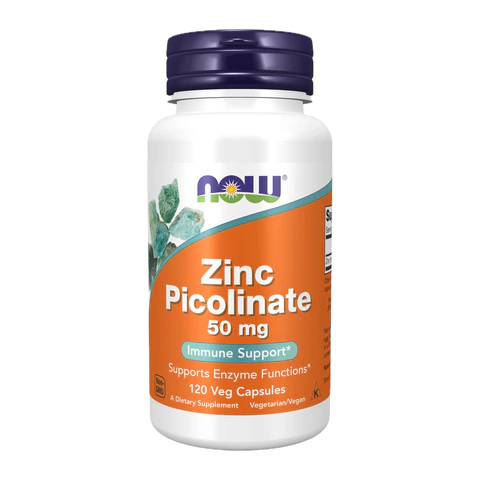 Now - Zinc Picolinate 50mg - 120 Capsules