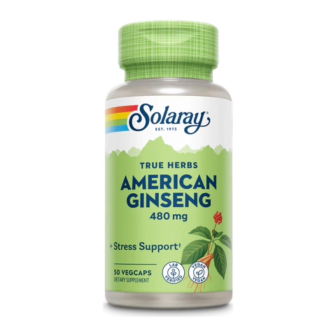 Solaray - American Ginseng Root - 50 Veg Capsules