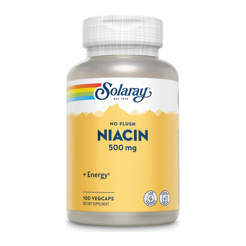 Solaray - No Flush Niacin 500 mg - 100 Capsules