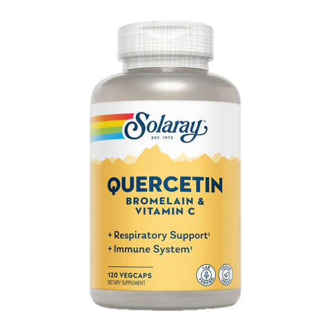 Solaray - Quercetin w Bromelain + Vit C (QBC) - 120 vegecap