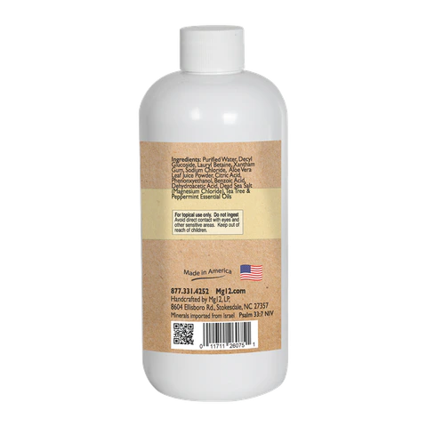 Mg12 - Dead Sea Nourishing Shampoo - 16 oz