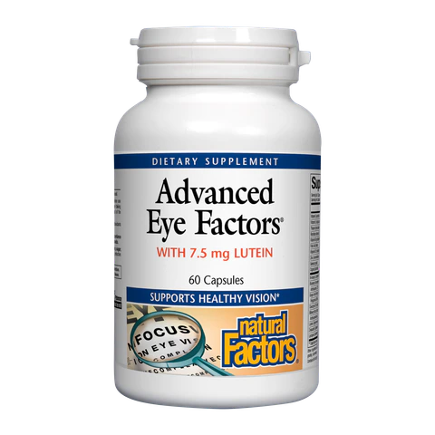 Natural Factors - Advanced Eye Factors W 7.5 mg Lutein - 60 Capsules