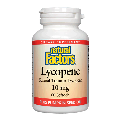 Natural Factors - Lycopene 10 mg - 60 Softgels