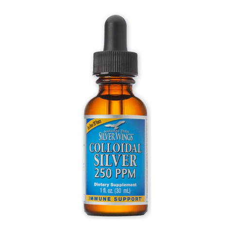 Natural Path Silver Wings - Collodial Silver 250 PPM - 1 oz