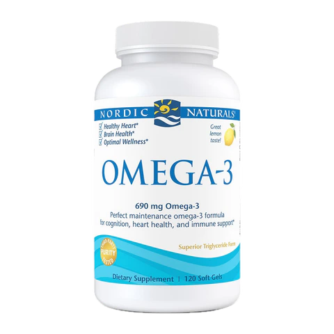 Nordic Naturals - Omega 3 Lemon 690 mg - 120 Count