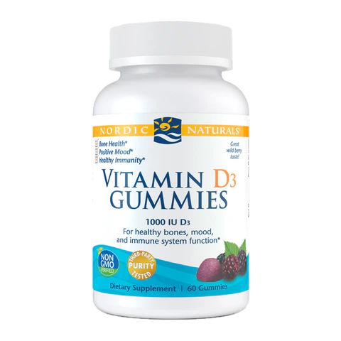 Nordic Naturals - Vitamin D3 Gummies Wild Berry - 60 count