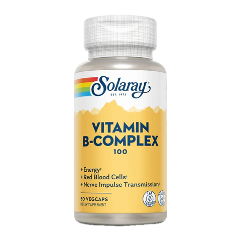 Solaray - B-Complex 100 mg - 50 Capsules