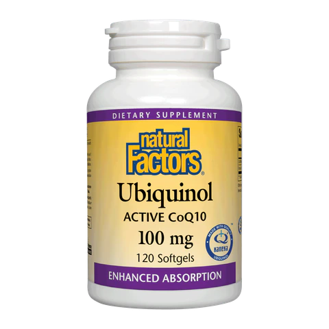 Natural Factors - Ubiquinol QH Bonus Pack - 120 Softgels