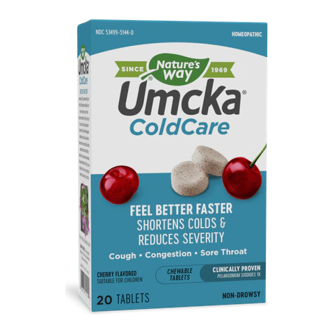 Natures Way - Coldcare Cherry Chewable - 20 Tablets
