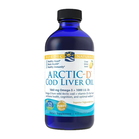 Nordic Naturals - Arctic-D Cod Liver Oil Lemon - 8 oz
