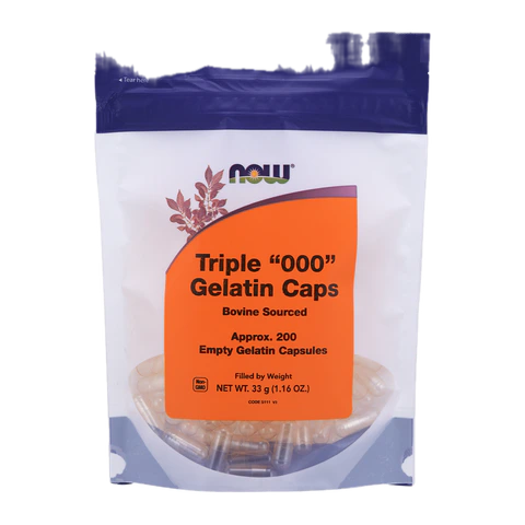 Now - Triple "000" Veg Capsules - 200 Capsules