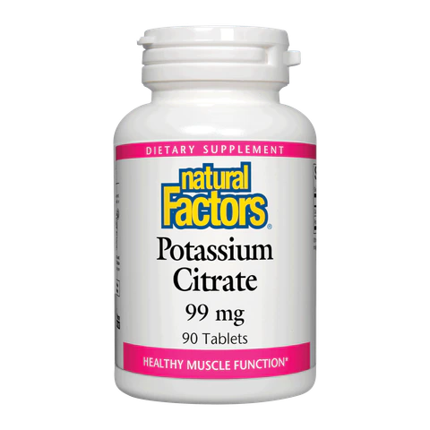 Natural Factors - Potassium Citrate 99 mg - 90 Tablets