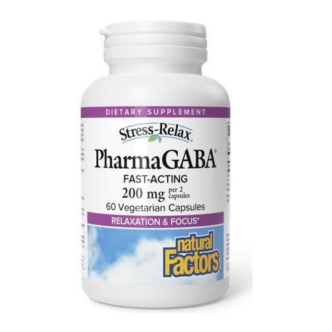 Natural Factors - Stress-Relax Pharma Gaba - 60 Capsules