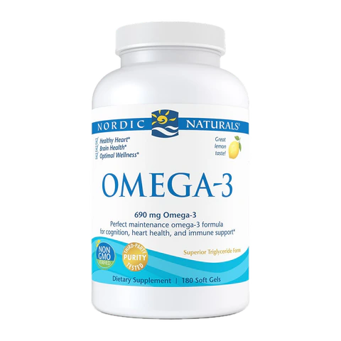 Nordic Naturals - Omega 3 Lemon 690 mg - 180 count