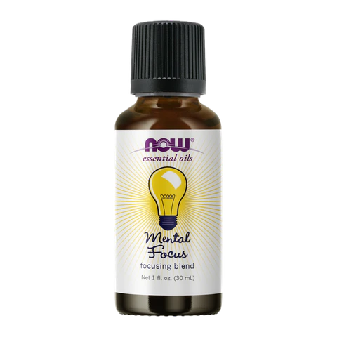 Now - Mental Focus Oil Blend - 1 oz