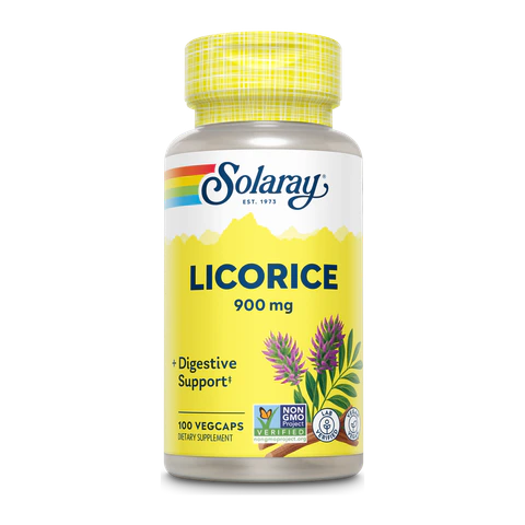 Solaray - Licorice Root - 100 Capsules