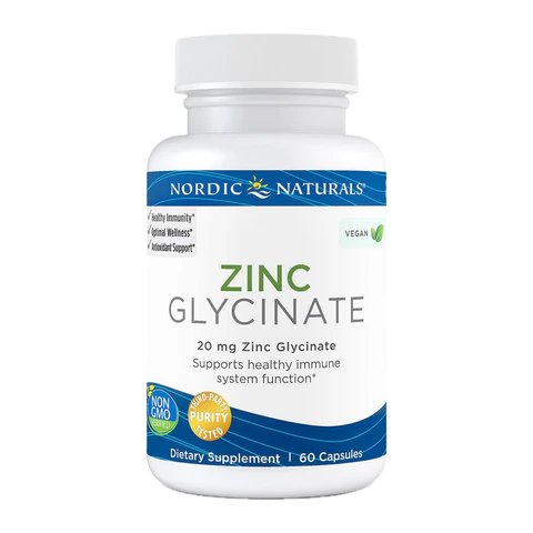 Nordic Naturals - Zinc Glycinate - 60 Capsules