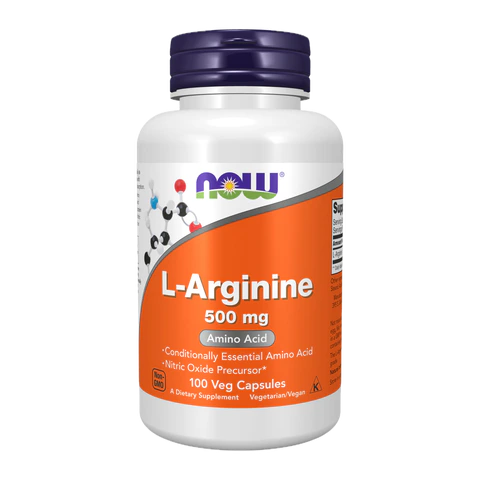 Now - Arginine 500mg - 100 Capsules