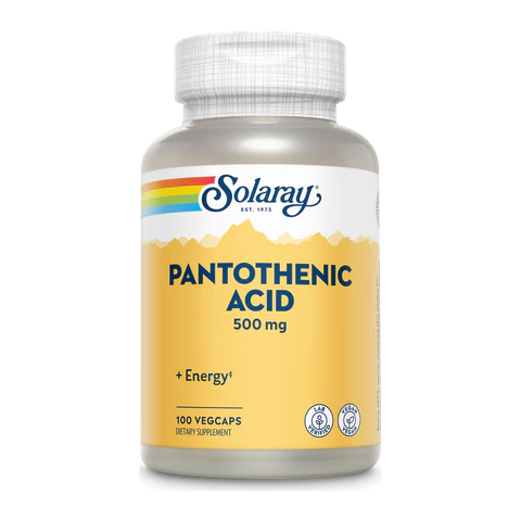 Solaray - Pantothenic Acid 500 mg - 100 Capsules
