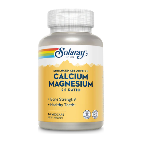Solaray - Cal Mag with Amino Acid Chelate - 90 count