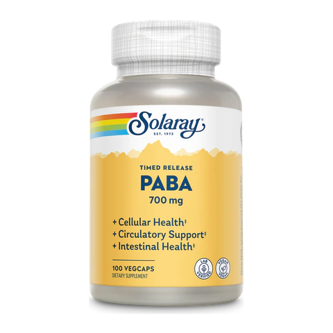 Solaray - Two-Stgd Timed-Rl Paba 700 mg - 100 Capsules