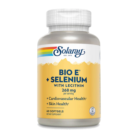 Solaray - Vitamin E Mixed W Selenium - 60 Softgels
